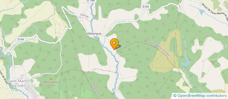 localisation de l'entreprise SCI F.M.  SAINT-MARTIN-LE-VIEIL