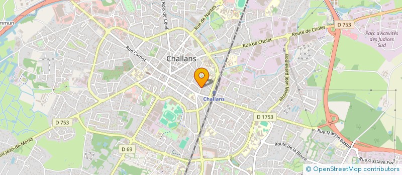 localisation de l'entreprise SCI F.M.A.F. à CHALLANS