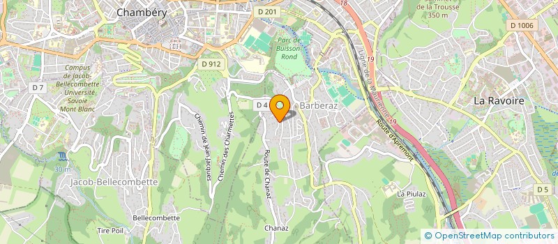 localisation de l'entreprise SCI F.M.B.  BARBERAZ