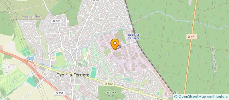 localisation de l'entreprise SCI F.M.B.D à OZOIR-LA-FERRIERE