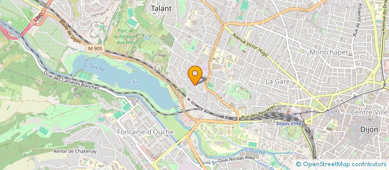 localisation de l'entreprise SCI F.M. BENEDICTINS  TALANT