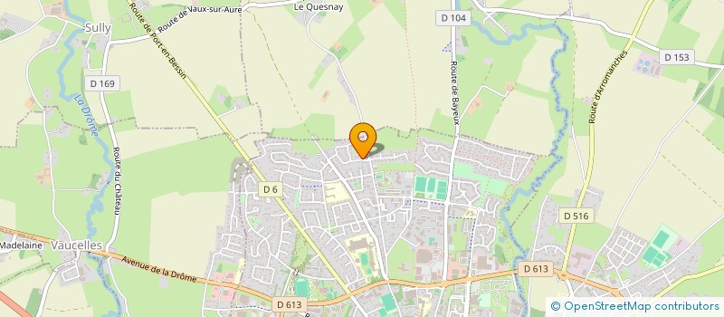 localisation de l'entreprise SCI F.M.D.C.  BAYEUX