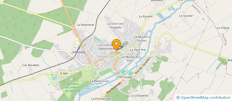 localisation de l'entreprise SCI F.M.D.H à VALENCAY