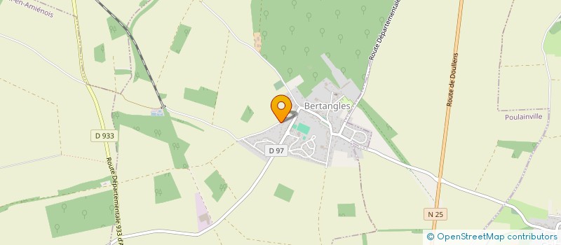 localisation de l'entreprise SCI F.M.D.P.  BERTANGLES