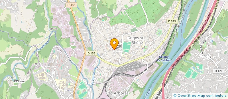 localisation de l'entreprise SCI F.M.E. IMMOBILIERS  GRIGNY