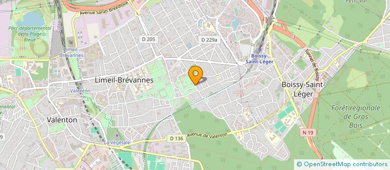 localisation de l'entreprise SCI F.M.F à LIMEIL-BREVANNES