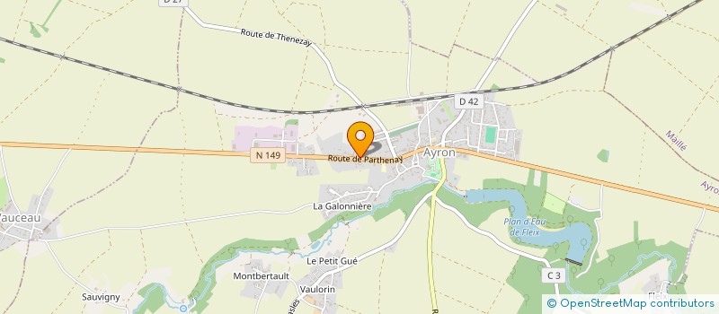 localisation de l'entreprise SCI F M G  AYRON