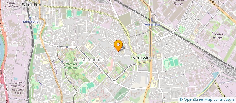 localisation de l'entreprise SCI F & M IMMO  VENISSIEUX