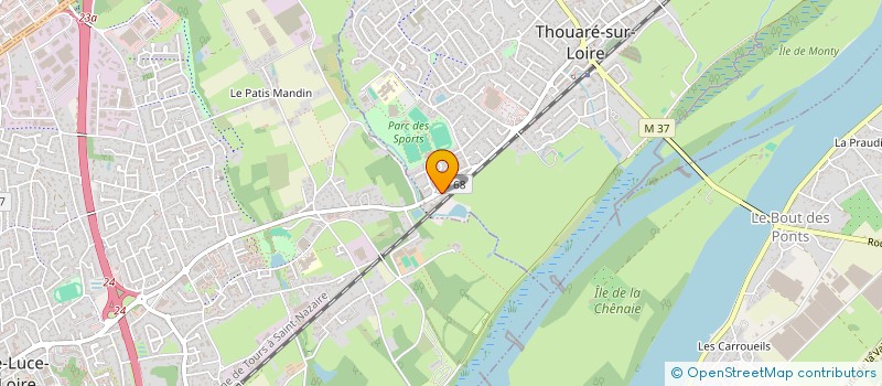 localisation de l'entreprise SCI F&M IMMOBILIER  THOUARE-SUR-LOIRE