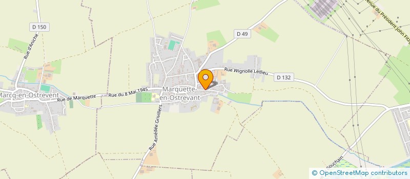 localisation de l'entreprise SCI F&M IMMOBILIER  MARQUETTE-EN-OSTREVANT