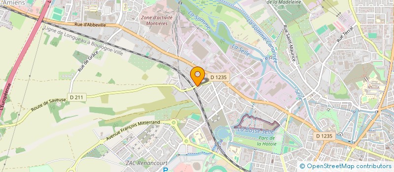 localisation de l'entreprise SCI F&M INVEST à AMIENS