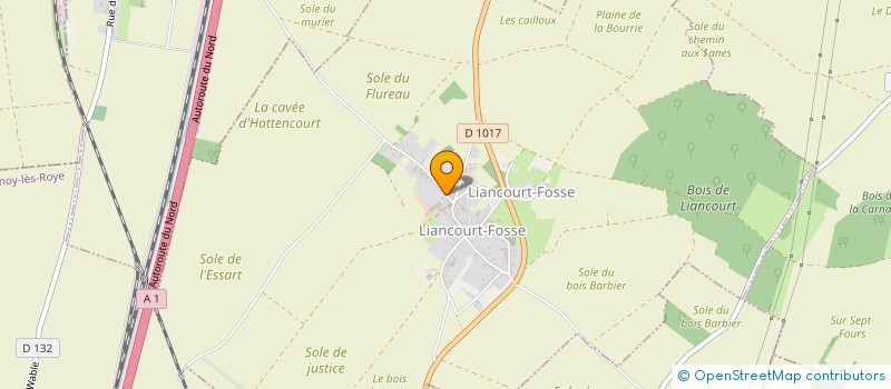 localisation de l'entreprise SCI F M L  LIANCOURT-FOSSE