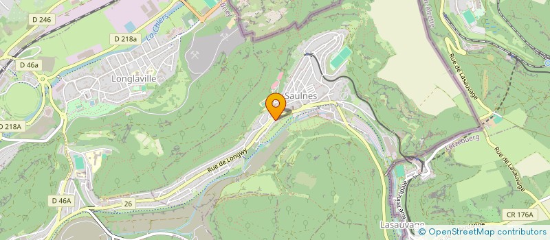 localisation de l'entreprise SCI F.M.P.  SAULNES