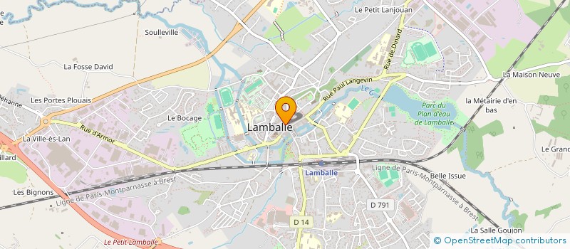 localisation de l'entreprise SCI F.M.P  LAMBALLE-ARMOR