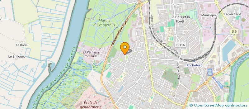 localisation de l'entreprise SCI F.M.P  ROCHEFORT