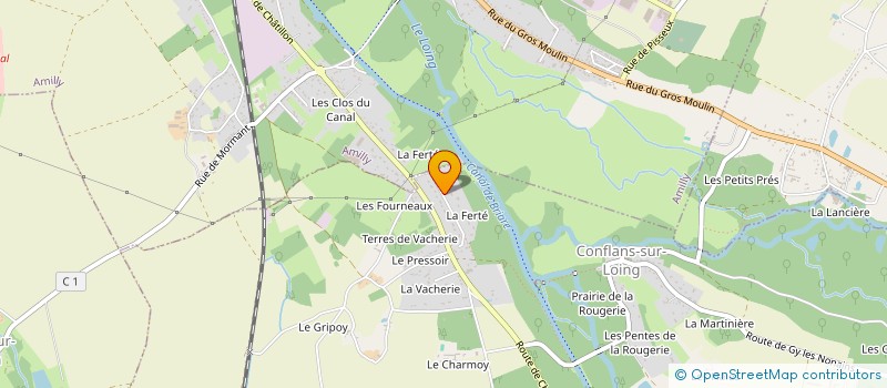 localisation de l'entreprise SCI F.M.P.F  NALLIERS