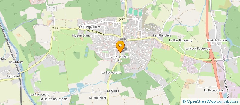 localisation de l'entreprise SCI F.M.P.S.  LAILLE