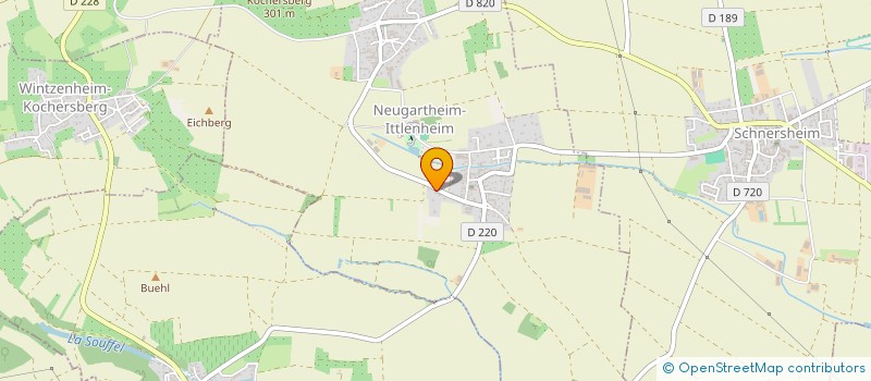 localisation de l'entreprise SCI F. MARTINS  NEUGARTHEIM-ITTLENHEIM