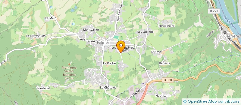 localisation de l'entreprise SCI F.MENDES  FELINES