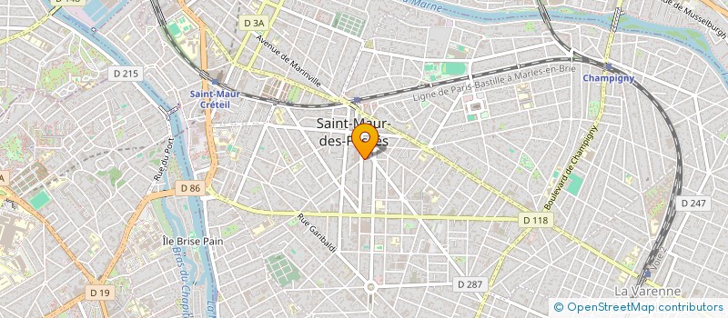 localisation de l'entreprise SCI F.N.A.T à SAINT-MAUR-DES-FOSSES