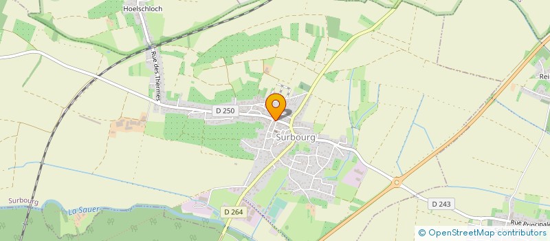 localisation de l'entreprise SCI F.N.J  SURBOURG