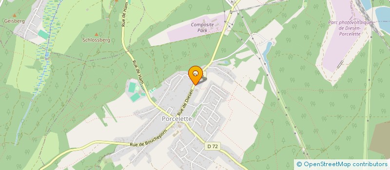 localisation de l'entreprise SCI F.P.  PORCELETTE