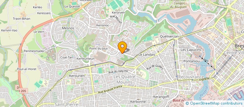 localisation de l'entreprise SCI F P C  BREST