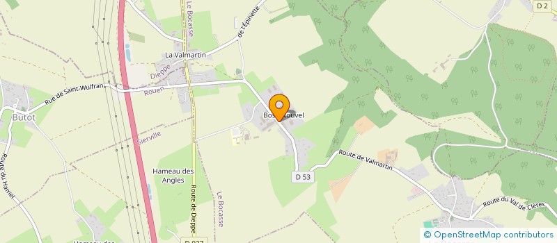 localisation de l'entreprise SCI F.P.I.  LE BOCASSE