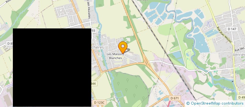 localisation de l'entreprise SCI F.P.-J.C.  BUCHERES