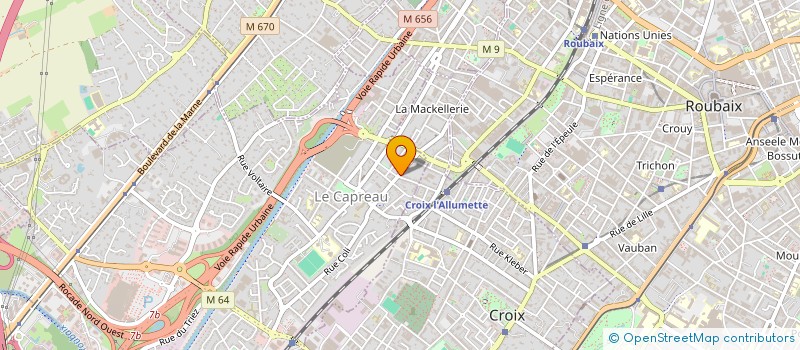 localisation de l'entreprise SCI F.P.L.P.  WASQUEHAL