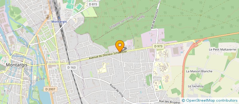 localisation de l'entreprise SCI F.P.M.  AMILLY
