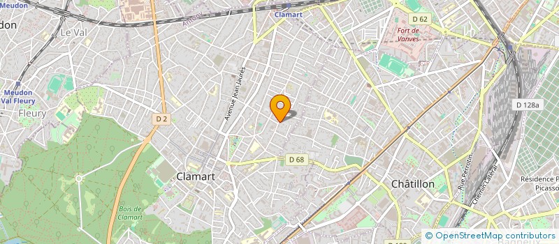 localisation de l'entreprise SCI F.P.P DENIS GOGUE  CLAMART