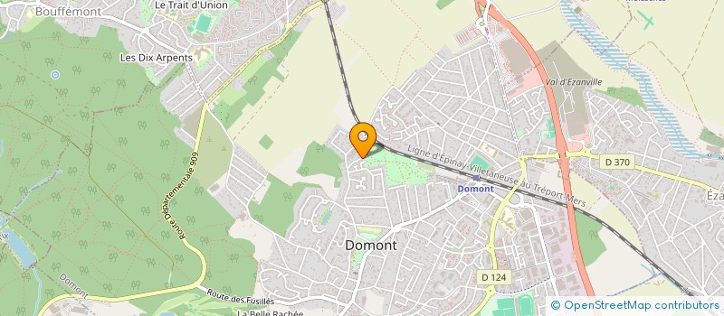 localisation de l'entreprise SCI F.PERIAUX  DOMONT