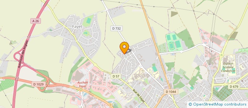 localisation de l'entreprise SCI F.R.A.D. à SAINT-QUENTIN