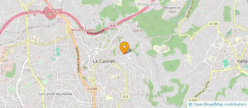 localisation de l'entreprise SCI F.R.D  LE CANNET