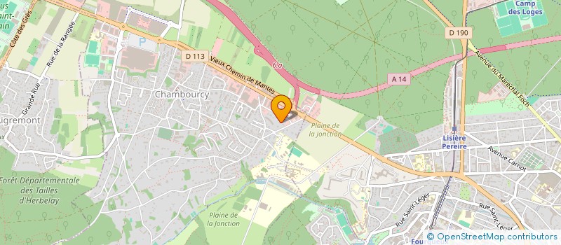 localisation de l'entreprise SCI F.R.G.T  CHAMBOURCY