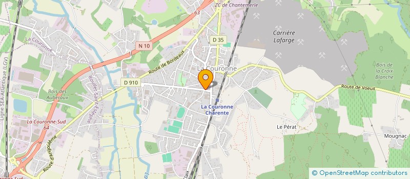 localisation de l'entreprise SCI F.R.LA COURONNE  LA COURONNE