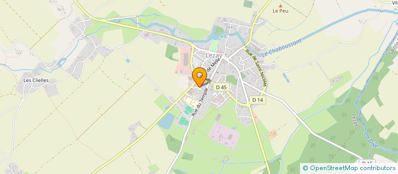 localisation de l'entreprise SCI F.R.O  LEZAY