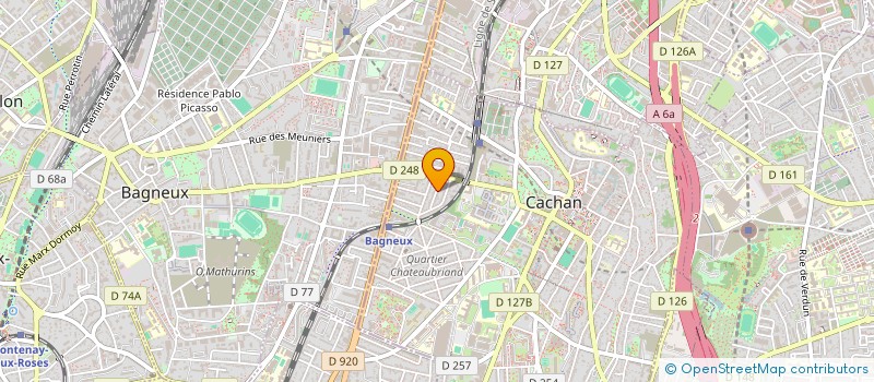 localisation de l'entreprise SCI F&RG  CACHAN