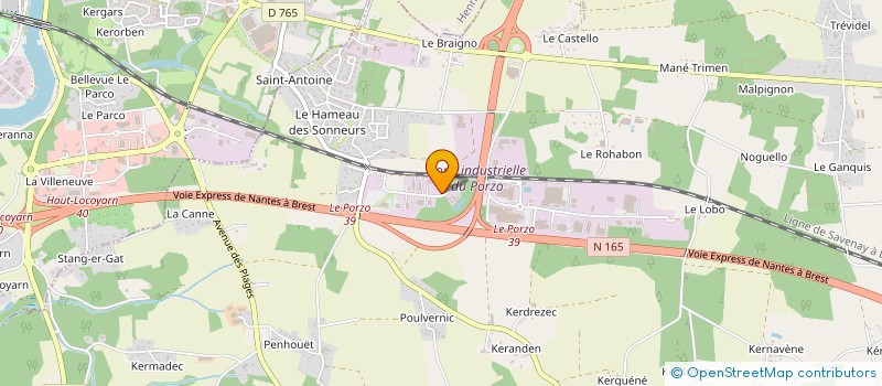 localisation de l'entreprise SCI F S à KERVIGNAC