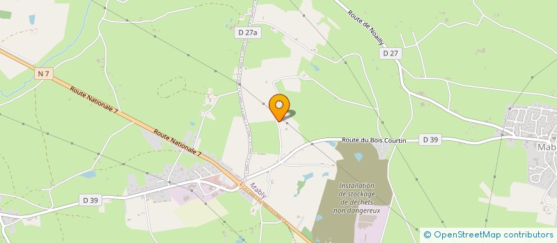 localisation de l'entreprise SCI F.S.B.  MABLY