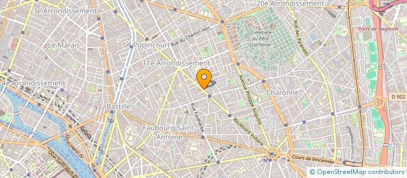 localisation de l'entreprise SCI F.S.G.  PARIS