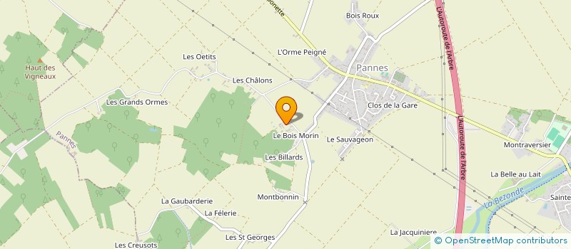 localisation de l'entreprise SCI F.T. à PANNES