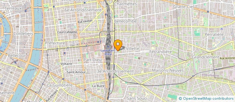 localisation de l'entreprise SCI F.T.C.  LYON