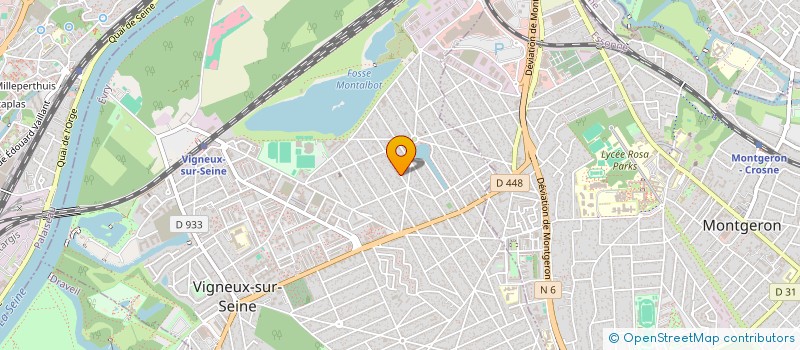 localisation de l'entreprise SCI F.T.D à VIGNEUX-SUR-SEINE