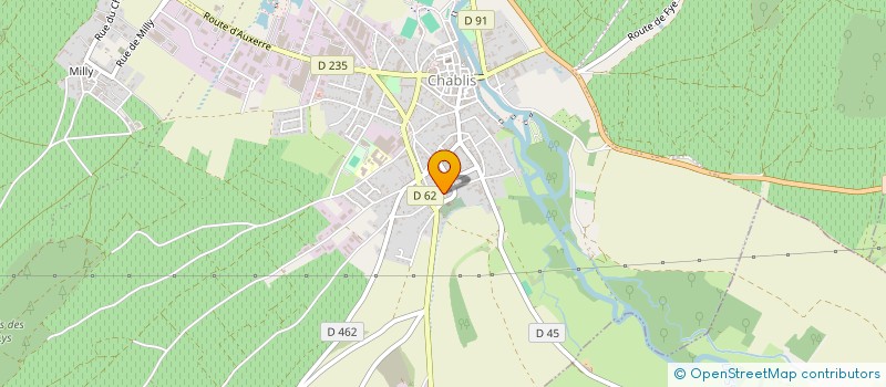 localisation de l'entreprise SCI F T M  CHABLIS