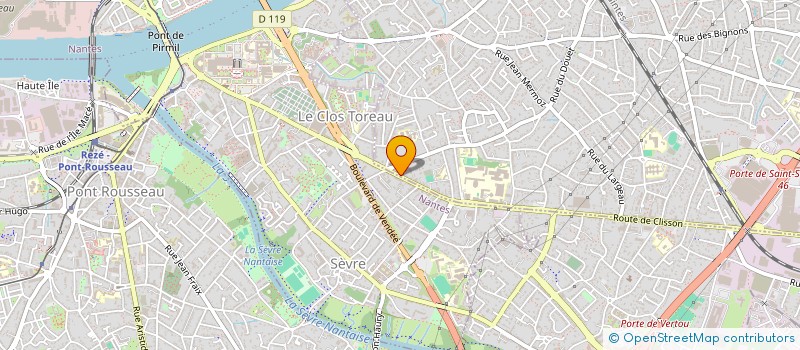 localisation de l'entreprise SCI F.T.P.C. ALLIANCE à SAINT-SEBASTIEN-SUR-LOIRE