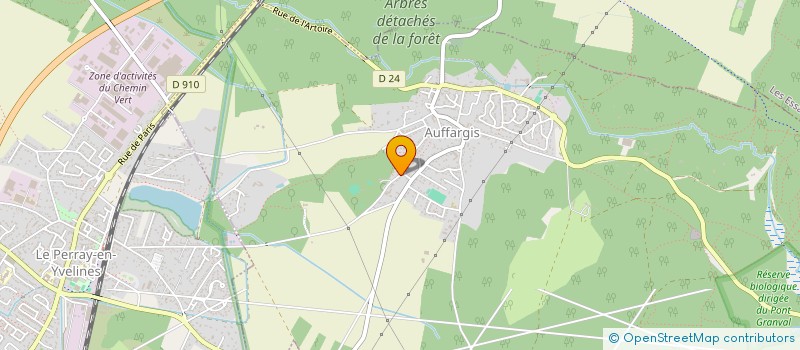 localisation de l'entreprise SCI F TANGOR  AUFFARGIS