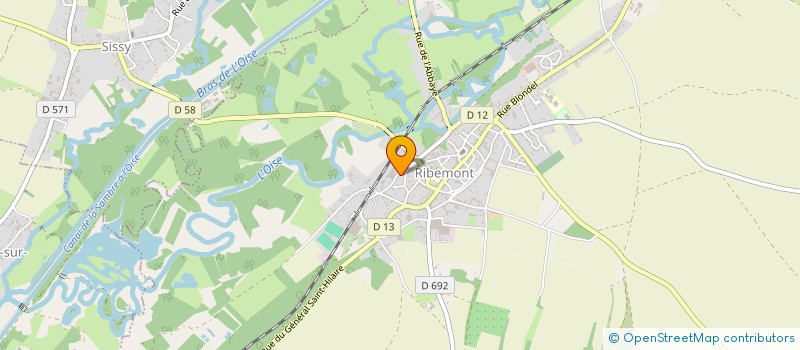 localisation de l'entreprise SCI F-UN  BERTHENICOURT