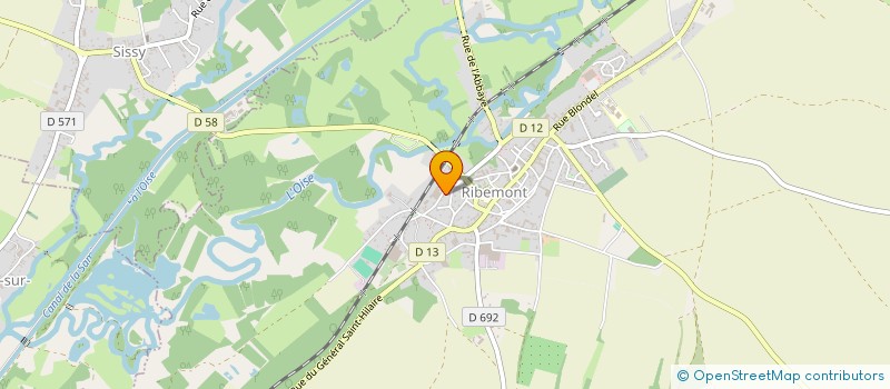 localisation de l'entreprise SCI F-UN-H  BERTHENICOURT